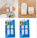 Self Adhesive Remote Control Hook | Wall Mount Key Hanger with Buckle | No Drilling - AABA MALL