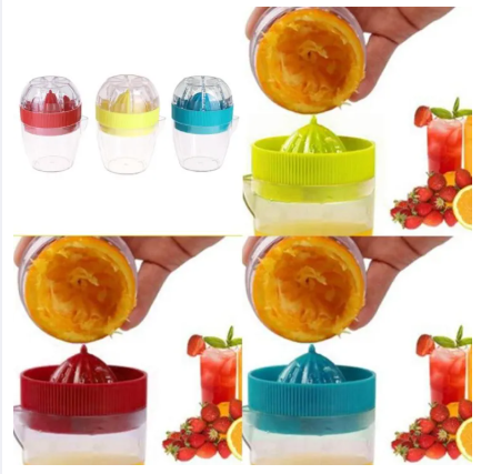 Manual Hand Press Juicer Jug | Citrus Fruit Juice Extractor | Manual Lemon Orange Juicer | Handheld Fruit Juicer for Home & Kitchen - AABA MALL