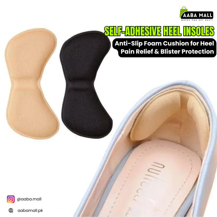3 Pairs Unisex Comfort Heel Insole Cushion Pad Patch Pain Relief Anti-wear Cushion Pad Feet Care Heel Protector Adhesive Back Sticker Shoes Insert Insole