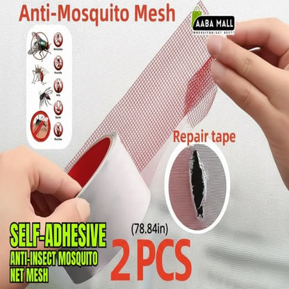 Window Screen Repair Tape, Mesh Repair Patch, Self-Adhesive Screen Fix, Waterproof Window Patch, Mosquito Net Repair, Door Screen Fix Tape, Anti-Insect Mesh Repair, Window Net Sticker, Fly Screen Repair Tape, Screen Door Fix