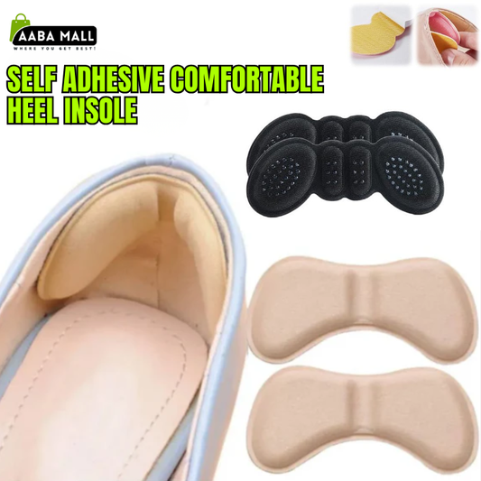 Heel Insole – Self Adhesive Comfortable Foam Pad | Anti-Slip Heel Cushion for Shoe Back Pain Relief & Blister Protection