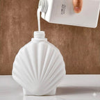 Creative Shell Design Drop-Proof Bathroom Soap Dispenser ? Durable Plastic Lotion & Foam Pump Bottle