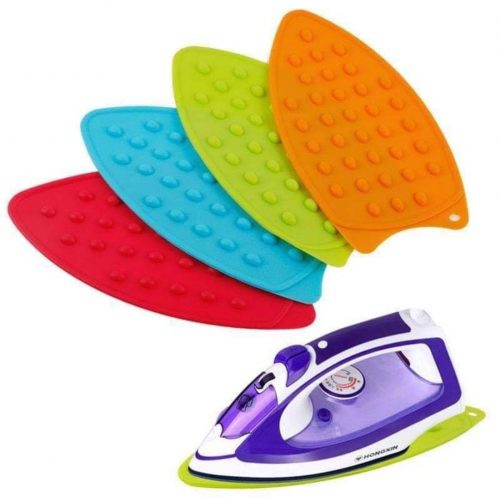 1pc Silicone Iron Mat Electric Iron Hot Protection Rest Pad Anti-skid Iron Stand Insulation Boards Coasters Bowls Pot holder