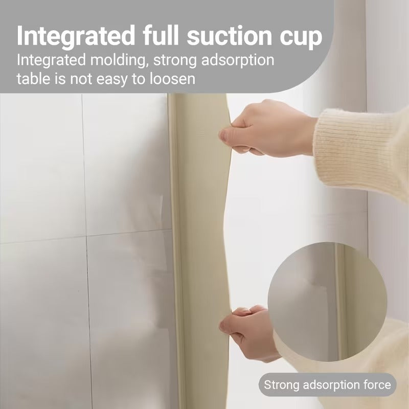 silicone sink splash guard with suction cups water deflector