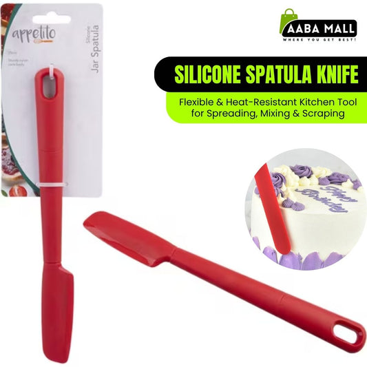 Silicone Spatula Knife | Flexible & Heat-Resistant Kitchen Tool for Spreading, Mixing & Scraping