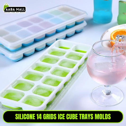 Silicone Ice Cube Trays with Lids | BPA-Free Flexible Ice Molds | Easy Release Ice Cube Maker for Juice, Wine, Baby Food & More