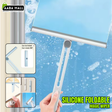 Silicone Scraper Fold Magic Wiper ? Multi-Purpose Floor & Glass Cleaning Tool for Bathroom, Windows & Kitchen