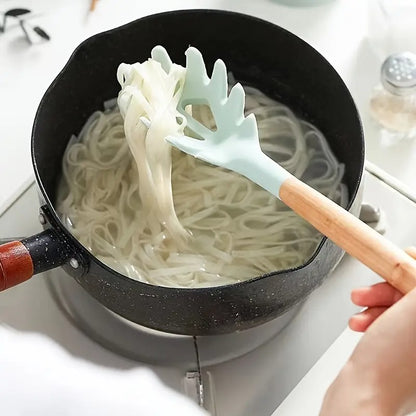 Food-grade silicone noodle scoop utensil