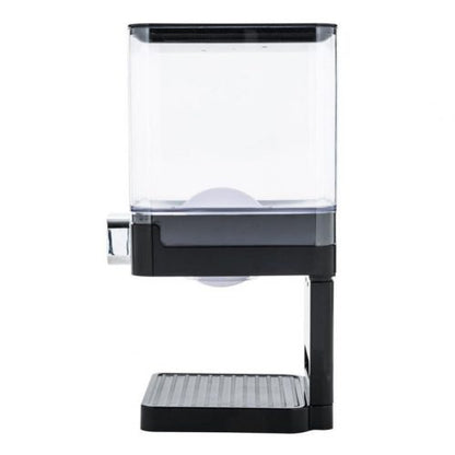Single Barrel Square Dry Food Cereal Dispenser
