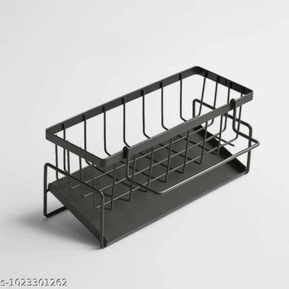Sink Caddy Organizer with Brush & Sponge Holder for Kitchen Accessories