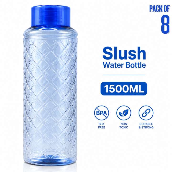 SLUSH Design Fridge Refrigerator PET Water Bottle 1500 ml | Gym Bottle | Plastic Water Bottle for School & Home