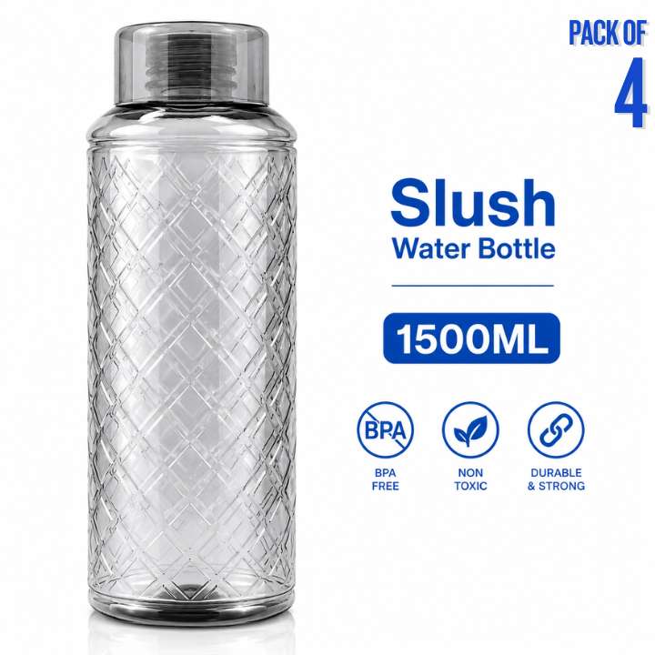 SLUSH Design Fridge Refrigerator PET Water Bottle 1500 ml | Gym Bottle | Plastic Water Bottle for School & Home
