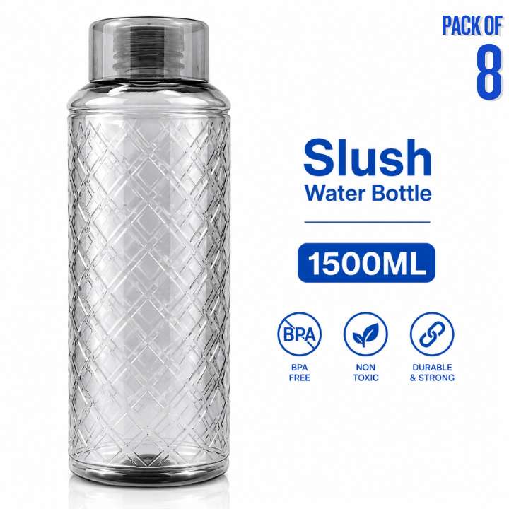 SLUSH Design Fridge Refrigerator PET Water Bottle 1500 ml | Gym Bottle | Plastic Water Bottle for School & Home