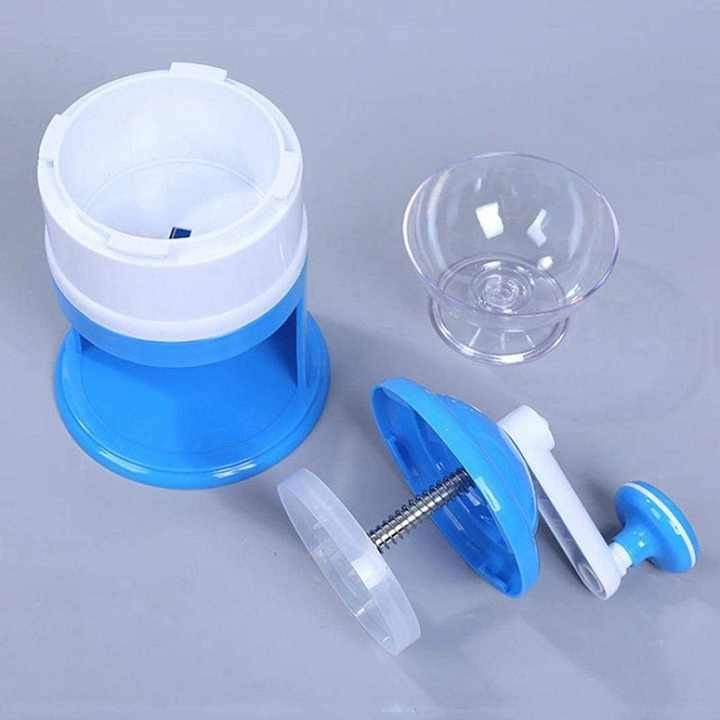 GOLA GANDA MACHINE Hand-Crank Shaved Ice Maker Machine | Manual Ice Shaver & Crusher for Snow Cones