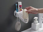 Soap and Toothpaste Holder Organizer Bathroom Accessories - AABA MALL