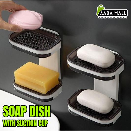 suction cup soap dish, bathroom soap holder, wall mounted soap dish, soap holder for shower, kitchen sink soap dish, bathtub soap organizer, no drilling soap holder, plastic soap tray.