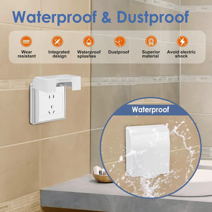 Socket Cover Box with Self-Adhesive Sticker for Baby & Pet Safety