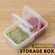 Multi-Grid Large Storage Case, Kitchen Accessories Spice Seasoning Storage Box Multi-Grid Large Storage Case, Kitchen Accessories