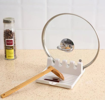 Heat-Resistant & BPA-Free Silicone Utensil Holder for Stove Top