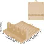 Heat-Resistant & BPA-Free Utensil Holder Spoon Rest for Stove Counter Top - AABA MALL