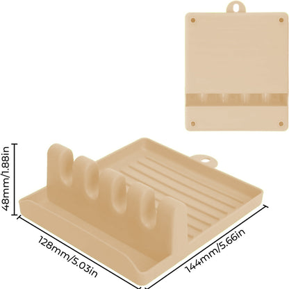 Heat-Resistant & BPA-Free Silicone Utensil Holder for Stove Top