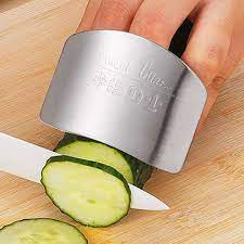 Stainless Steel Finger Guard Protect Hand Protector Safe Slice Knife Cutting Protection Kitchen Tool - AABA MALL