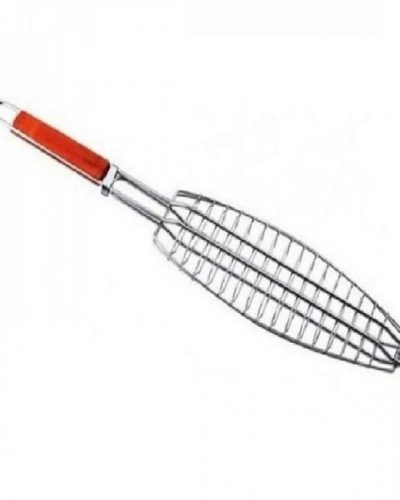 Stainless Steel Folding Barbecue BBQ Grill for Fish Vegetables Shrimp