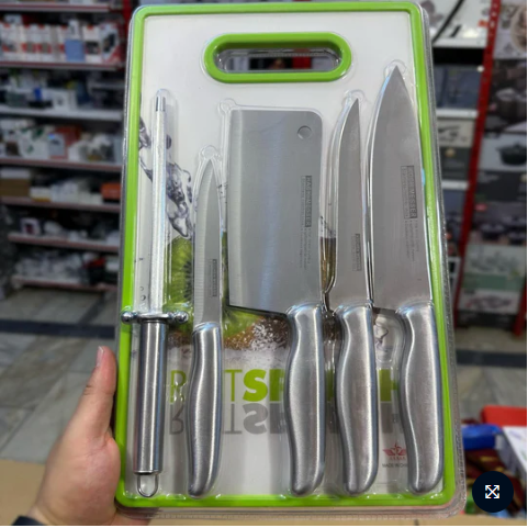 imported knife set for home and chef use