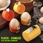Stainless steel egg shell separator for fast egg peeling