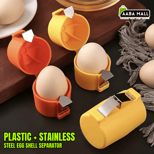 Stainless steel egg shell separator for fast egg peeling