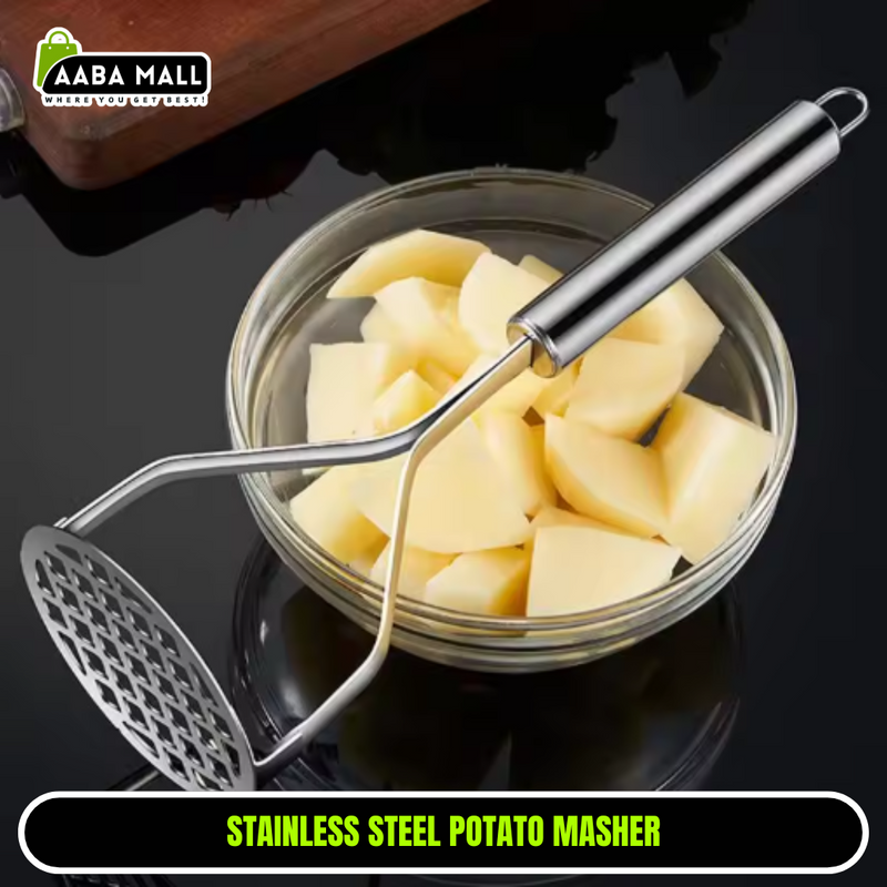 Stainless Steel Potato Masher | Durable & Rust-Resistant Kitchen Tool - AABA MALL