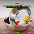 Premium Stainless Steel Strainer Bowl ? Durable & Multi?Purpose Kitchen Essential