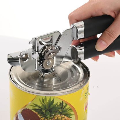 2-in-1 stainless steel can and beer bottle opener