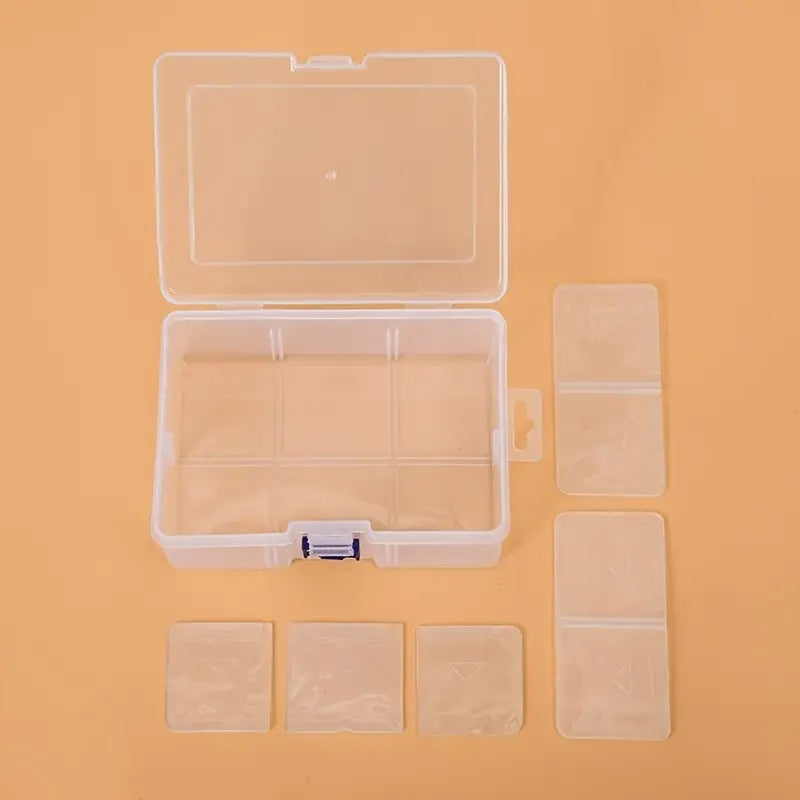 customizable divider storage box for jewelry and beads