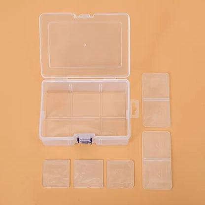 customizable divider storage box for jewelry and beads