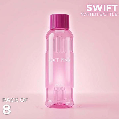 SWIFT 1 Liter Leakproof Water Bottles - BPA Free PET Plastic | Refrigerator-Friendly | 1000 ML Bottle Set / Bundle Offer