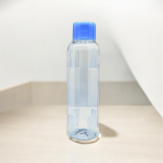 SWIFT Transparent 1 LITER LEAKPROOF Refrigerator Fridge Water Bottles BPA FREE PET Plastic β1000ML - AABA MALL
