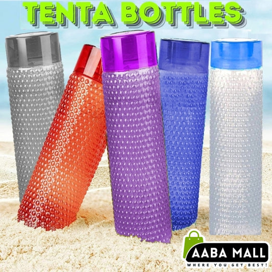 TENTA 1.1 LITER LEAKPROOF Refrigerator Fridge Water Bottles BPA FREE PET Plastic –1100ML - Bundle Offer