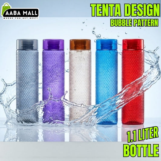 TENTA 1.1 Liter Leakproof Refrigerator Water Bottle | BPA-Free PET Plastic 1100ML Fridge Bottle – Bundle Offer