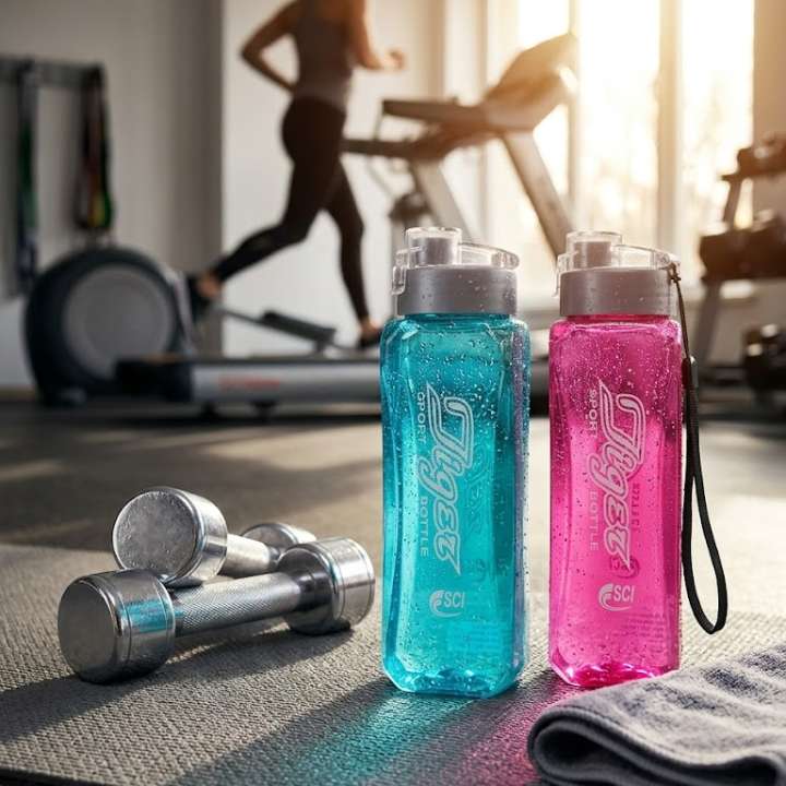 TIGER Sports Water Bottle 750ml – Gym, Travel, Outdoor, Leak-Proof Flip Cap, BPA-Free, Durable & Lightweight Hydration Companion