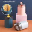 1PC Automatic Toothpick Box Press Out Home Living Room Toothpick Dispenser Container Portable Box Automatic Toothpick Holder High-grade Plastic