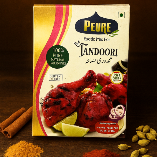 Tandoori Masala by AABA MALL - 50gm | Export Quality | 100% Natural Ingredients | Gluten Free