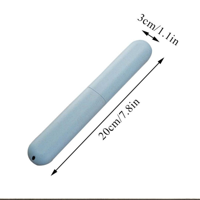 Travel miswak stick case in plastic material