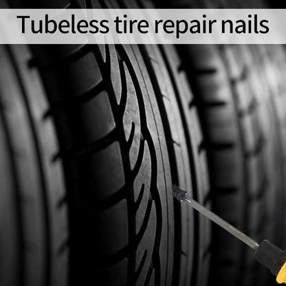 Pack of 10 tubeless tyre repair nails for car and motorcycle
