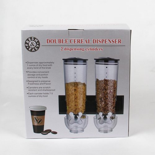 Wall Mounted Dry Food Storage Cereal Dispenser