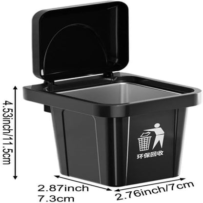 wall-mounted stainless steel ashtray with lid