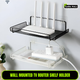 Wifi Box Wall Mounted TV Router Shelf Holder ? Modern Media Console, WiFi Box Organizer for Living Room, Office & Home D‚cor