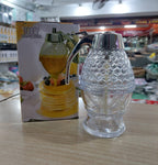Acrylic Honey Dispenser with Stand ? Transparent Honeycomb Jar 200ml | No-Drip Syrup & Honey Server - AABA MALL