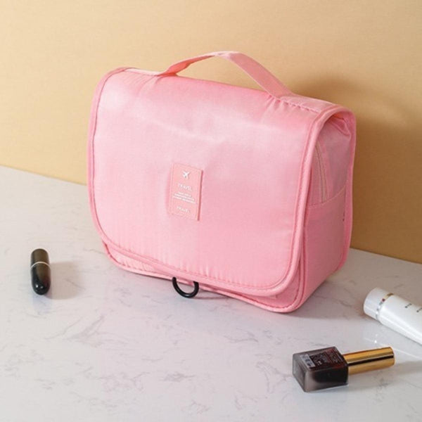 Hanging Travel Toiletry Bag ? Portable Makeup Pouch & Cosmetic Organizer Case for Women and Girls - AABA MALL