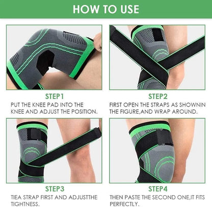 Professional Sports Knee Pads – Compression Knee Support for Cycling, Basketball, Gym & Fitness Training - AABA MALL